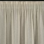 Zasłona na taśmie 140x270 EMILIA kremowa o strukturze siatki w stylu eko - 4