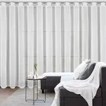 Firana na przelotkach 300x250 MISSY biała z szyfonu z szampańskim nadrukiem - 8