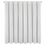 Firana na przelotkach 300x250 MISSY biała z szyfonu z szampańskim nadrukiem - 6