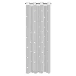 Firana na przelotkach 140x250 ELSA biała zdobiona dziecięcym żółtym haftem - 6