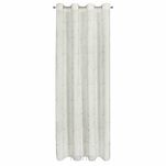 Zasłona na przelotkach 140x250 EMILI kremowa z szyfonu z szampańskim nadrukiem marmurku - 6