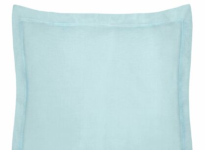 Poszewka bawełniana 70x80 NOVAC błękitna z ozdobną kantą Nova Colour