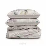 Pościel z makosatyny 220x200 PREMIUM 33 biała jasny różowy kwiatowy wzór Premium - 7