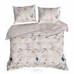 Pościel z makosatyny 220x200 PREMIUM 33 biała jasny różowy kwiatowy wzór Premium - 6