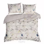 Pościel z makosatyny 220x200 PREMIUM 33 biała jasny różowy kwiatowy wzór Premium - 6