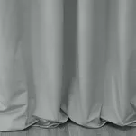 Zasłona gotowa na taśmie 140x270 SIBEL welwetowa Pierre Cardin srebrna jednokolorowa - 5