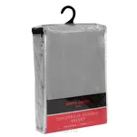 Zasłona gotowa na taśmie 140x270 SIBEL welwetowa Pierre Cardin srebrna jednokolorowa - 7