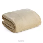 Koc jednokolorowy 200x220 TEDY jasny beż imitujący buklę - 3