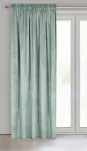 Zasłona na taśmie 140x270 ROSA welwetowa jasna mięta Design 91 - 6