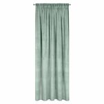 Zasłona na taśmie 140x270 ROSA welwetowa jasna mięta Design 91 - 5