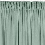 Zasłona na taśmie 140x270 ROSA welwetowa jasna mięta Design 91 - 3