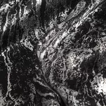 Zasłona na przelotkach 140x250 ELISE zaciemniająca typu dimout czarna z marmurkowym srebrnym nadrukiem - 3