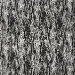 Zasłona na przelotkach 140x250 ELISE zaciemniająca typu dimout czarna z marmurkowym srebrnym nadrukiem - 2