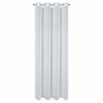 Firana na przelotkach 135x270 ARLETA biała z szyfonu z delikatnym połyskiem - 6