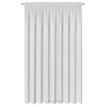 Firana na taśmie 300x250 SIBEL biała z szampańskim nadrukiem drobnych rombów - 9