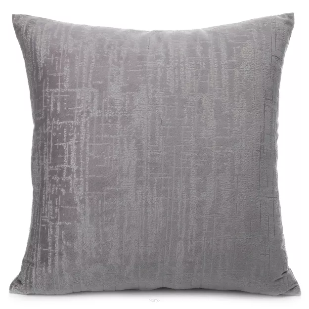 Poszewka welwetowa 40x40 MARSALA srebrna z szampańskim nadrukiem