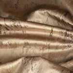 Zasłona na przelotkach 140x250 KORNELIA welwetowa miodowa złocisty marmurkowy nadruk - 3