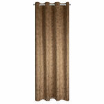 Zasłona na przelotkach 140x250 KORNELIA welwetowa miodowa złocisty marmurkowy nadruk - 9