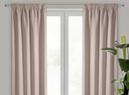 Zasłona na taśmie 135x270 PARISA zaciemniająca pudrowa jednokolorowa Design 91