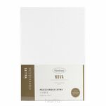 Prześcieradło z satyny bawełnianej z gumką NOVA 3 białe 180x200 - 5