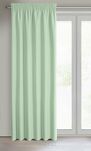 Zasłona na taśmie 140x270 RITA jednokolorowa szałwiowa z miękkiej tkaniny - 7