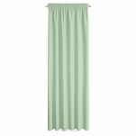 Zasłona na taśmie 140x270 RITA jednokolorowa szałwiowa z miękkiej tkaniny - 6