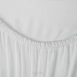 Prześcieradło z bawełny jersey 3 z gumką białe 220x200 - 2
