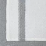 Komplet ścierek kuchennych 2x50x70 SOFIA srebrne w pasy z bawełny - 3