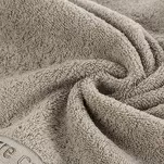 Ręcznik 50x90 EVI Pierre Cardin ciemny beż zdobiony bordiurą w kolorze ręcznika z logo marki - 2