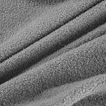 Koc na fotel 70x160 BUKLA srebrny jednokolorowy wzór baranka - 3