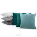 Poszewka welwetowa 45x45 MILO ciemna mięta strukturalna - 3