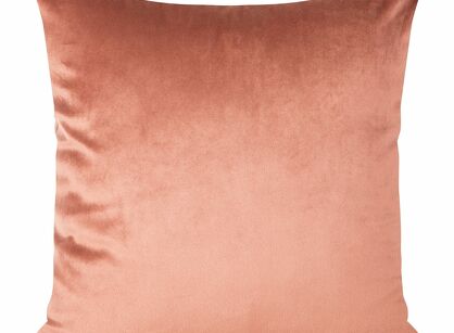 Poszewka welwetowa 40x40 PIERRE jednokolorowa ciemny róż