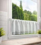 Zazdrostka w tunelu 150x30 VINCE biała zdobiona koronką - 8