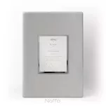 Pościel satynowa 220x200 DINA jednokolorowa gładka srebrna z kolekcji Diva Line - 5