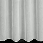 Zasłona na przelotkach 140x250 AGIS 3 kremowa gładka z pasem z tkaniny moherowej - 6