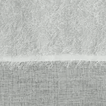 Zasłona na przelotkach 140x250 AGIS 3 kremowa gładka z pasem z tkaniny moherowej - 2