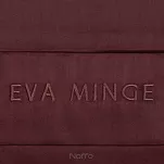 Pościel z makosatyny 140x200 ELEGANT 1H Eva Minge bordowa z ozdobną kantą i haftem - 5