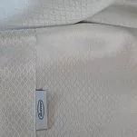 Obrus 145x400 JOWITA biały zdobiony kantą i srebrna nicią - 11