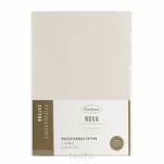 Prześcieradło z satyny bawełnianej z gumką NOVA 3 beżowe 160x200 - 4