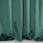 Zasłona na taśmie 140x270 AURORA welwetowa ciemny turkus ze srebrnymi cyrkoniami - 7