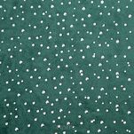 Zasłona na taśmie 140x270 AURORA welwetowa ciemny turkus ze srebrnymi cyrkoniami - 2