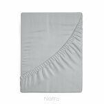 Prześcieradło z bawełny jersey z gumką srebrne 220x200 Design 91 - 4