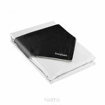 Pościel satynowa 160x200 NOVA 3 dwukolorowa gładka biała czarna - 5