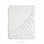 Prześcieradło z bawełny jersey z gumką kremowe 220x200 Design 91 - 3