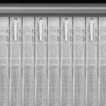 Firana na taśmie 140x270 ELPIDIA biała z matowej etaminy - 8