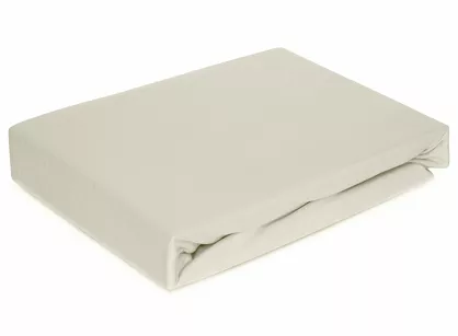 Prześcieradło z mikrowłókna z gumką 220x200 SOFT kremowe Design 91