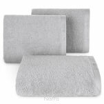 Ręcznik 30x50 EVI Pierre Cardin srebrny zdobiony bordiurą w kolorze ręcznika z logo marki 430 g/m2 - 5