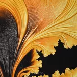 Pościel z makosatyny 220x200 PREMIUM 14 czarna designerski wzór z kolekcji Premium - 2