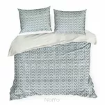 Pościel satynowa 160x200 SPRING 98 granatowa kremowa z nadrukiem etnicznym z kolekcji Classic - 6