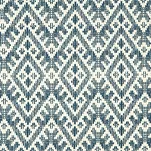 Pościel satynowa 160x200 SPRING 98 granatowa kremowa z nadrukiem etnicznym z kolekcji Classic - 4